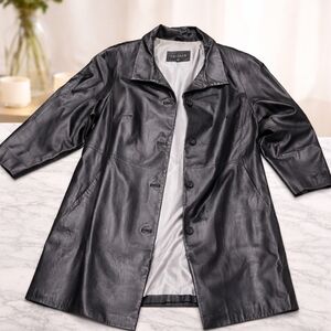 Gallery Black Leather Jacket